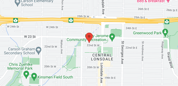 map of 301 150 W 22ND STREET